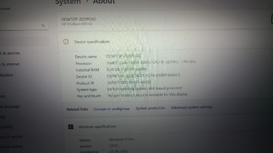 Picture of Elite book 840 g5